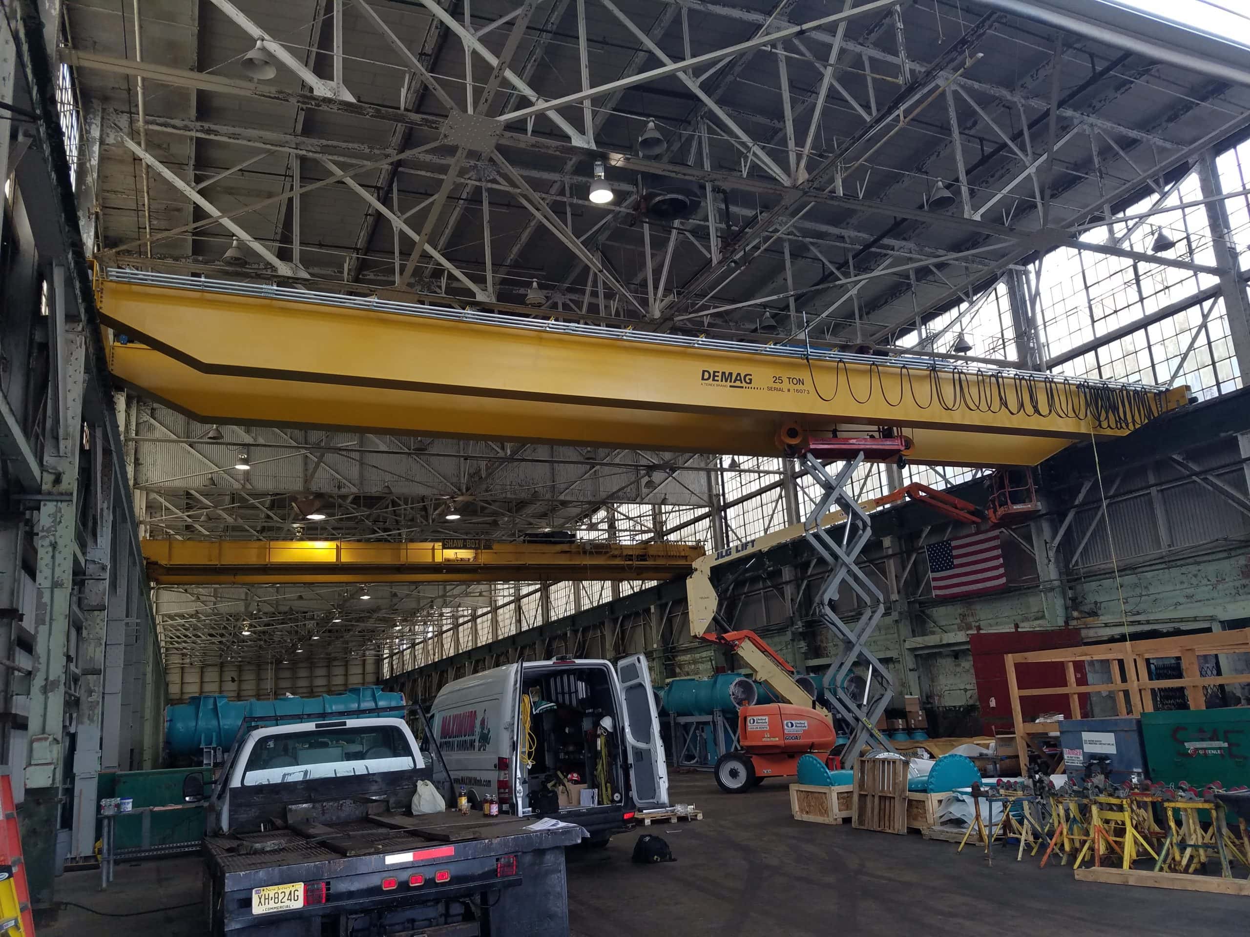 Demag 25-ton Double Girder Crane Install